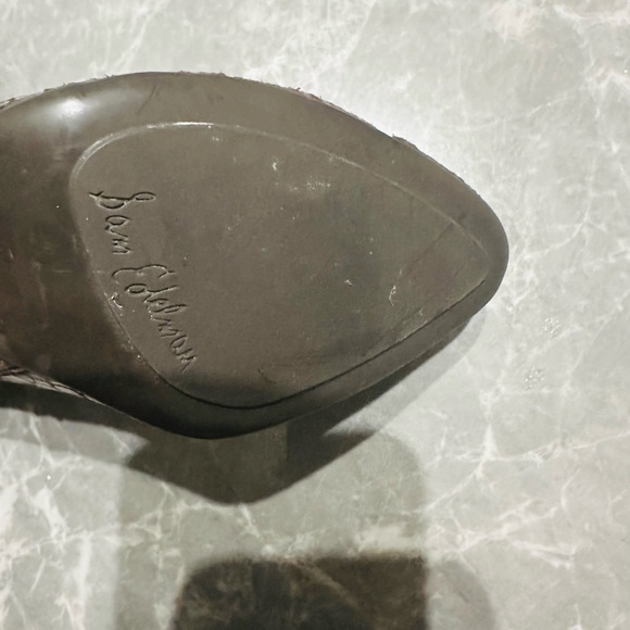 Sam Edelman Women's Elia Pointed Toe Snake Pattern Knee High Boots SZ 6.5 - Picture 5 of 7